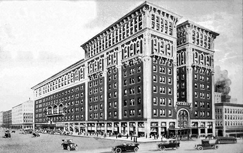Hotel Baltimore w Kansas City (ok. 1909)