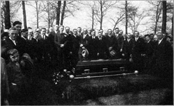 Pogrzeb w Harvey, Illinois 1930 r.